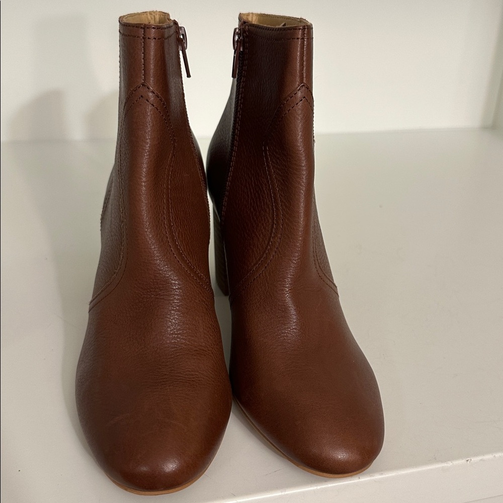 Lucky Brand Leather Ankle Boots - Picture 5 of 8